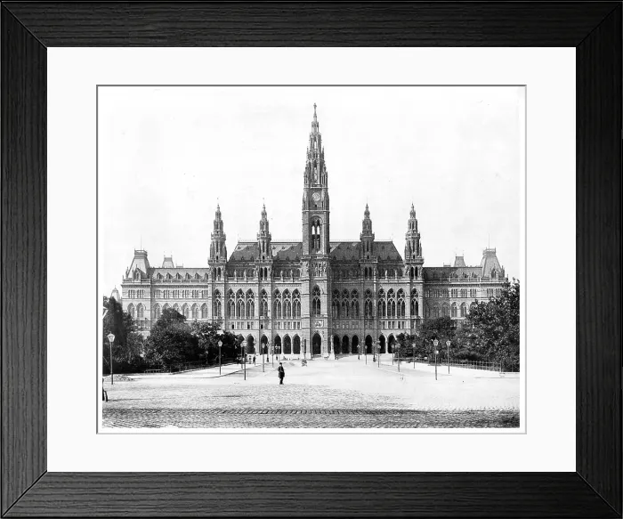 Framed Print : City Hall In Vienna, Austria Framed Print : City Hall In Vienna, Austria