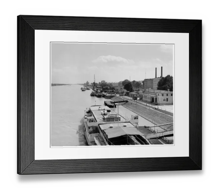 Framed Print : Danube River In Vienna Austria Framed Print : Danube River In Vienna Austria