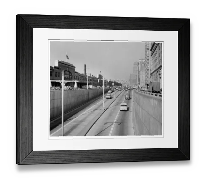 Framed Print : Battery Park Underpass In New York City, New York