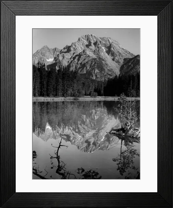 Framed Print : A Lake In Tetons, Wyoming Framed Print : A Lake In Tetons, Wyoming