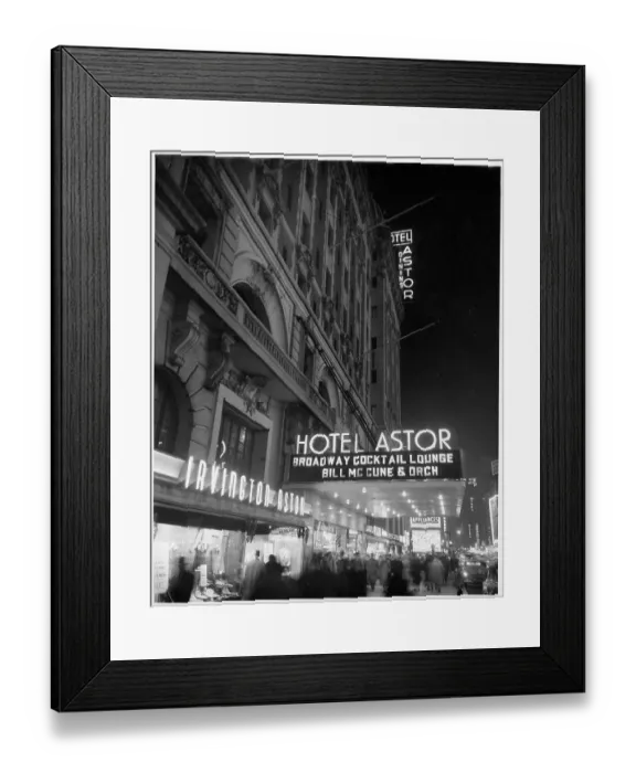 Framed Print : Hotel Astor In New York City, New York Framed Print : Hotel Astor In New York City, New York