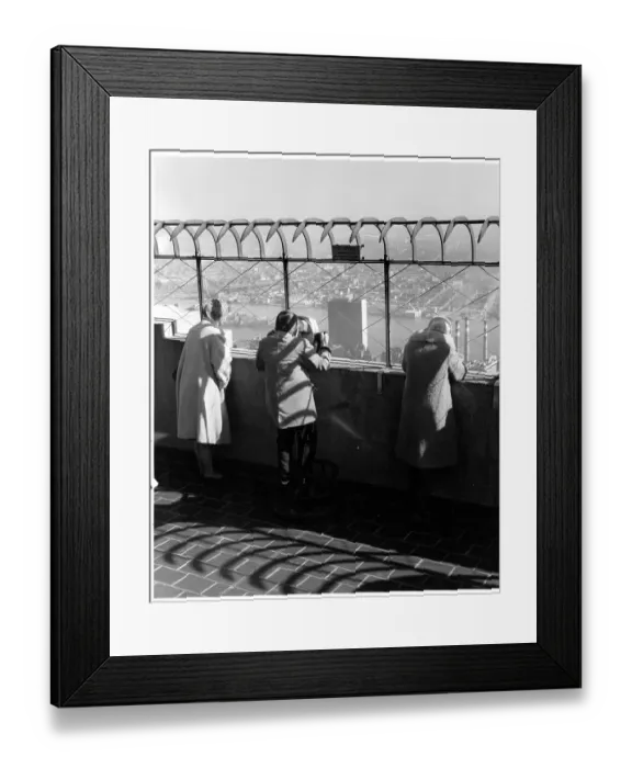 Framed Print : Empire State Building In New York City, New York