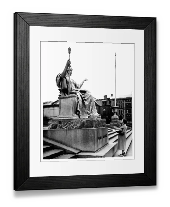 Framed Print : Alma Mater Statue At Columbia University In New York City, New York Framed Print : Alma Mater Statue At Columbia University In New York City, New York