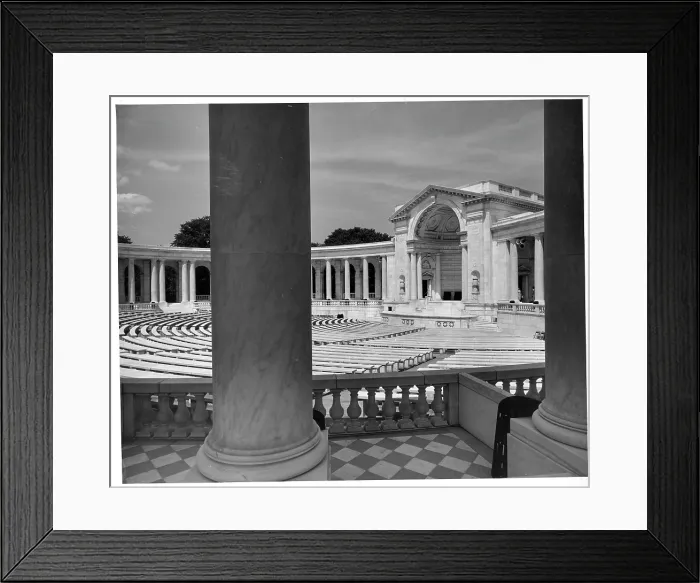 Framed Print : Arlington Memorial Amphitheater In Arlington, Virginia Framed Print : Arlington Memorial Amphitheater In Arlington, Virginia