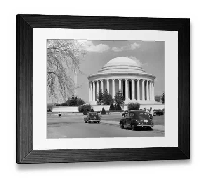 Framed Print : Jefferson Memorial In Washington, DC