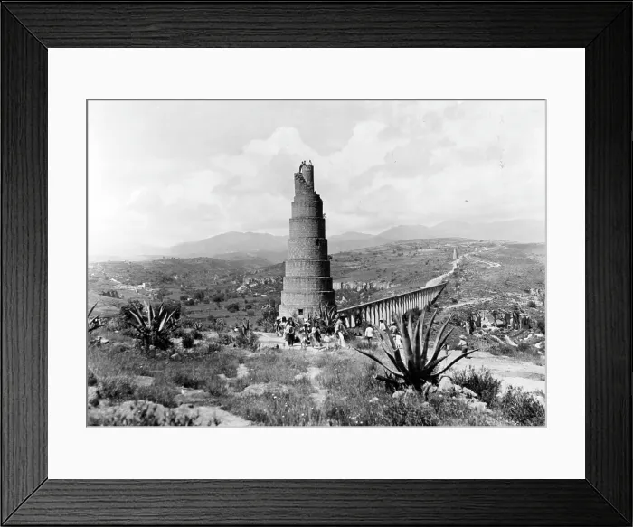 Framed Print : Aqueduct Of Los Ahemedios Near Mexico City, Mexico