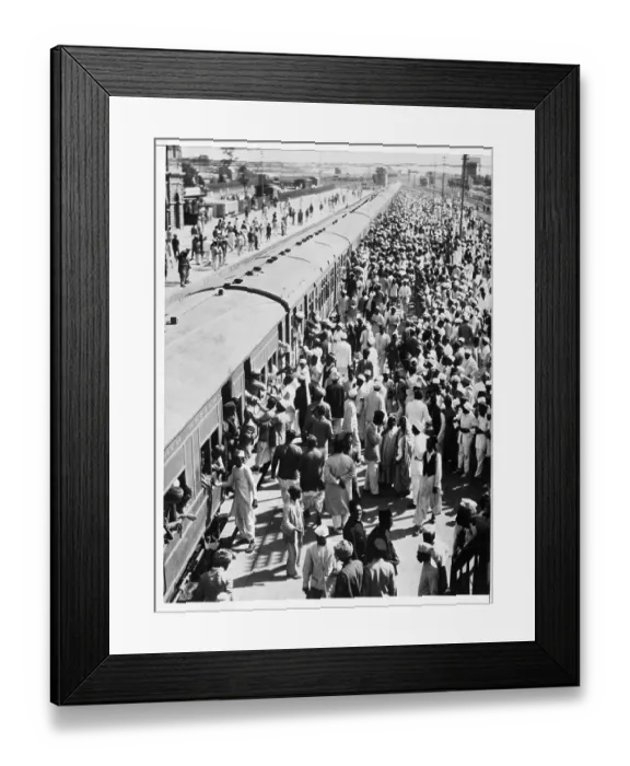 Framed Print : Railroad station at Karachi, Pakistan Framed Print : Railroad station at Karachi, Pakistan