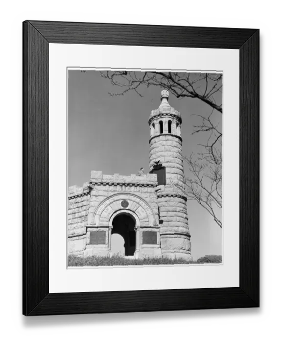 Framed Print : Little Round Top Memorial At Gettysburg, Pennsylvania Framed Print : Little Round Top Memorial At Gettysburg, Pennsylvania