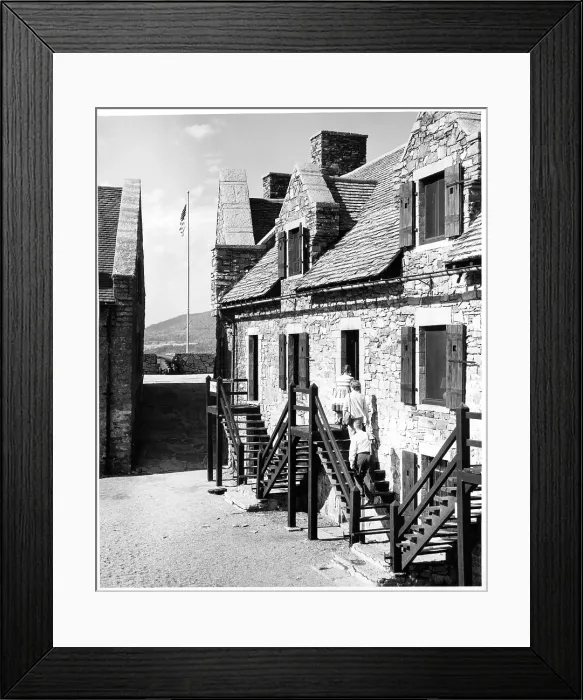 Framed Print : Barracks At Fort Ticonderoga, New York Framed Print : Barracks At Fort Ticonderoga, New York