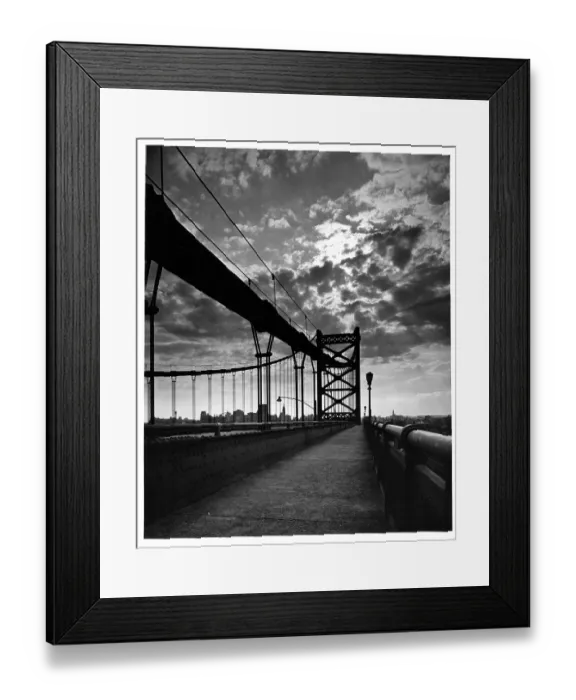 Framed Print : Sunset At Philadelphia - Camden Bridge Framed Print : Sunset At Philadelphia - Camden Bridge