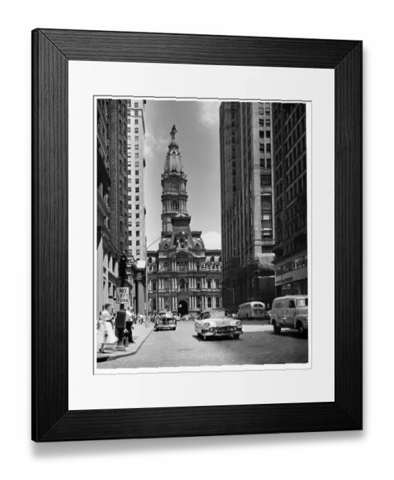 Framed Print : Philadelphia City Hall Looking North On Broad Street Framed Print : Philadelphia City Hall Looking North On Broad Street