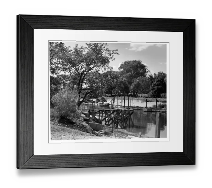 Framed Print : Dock At Princess Bay At Staten Island In New York