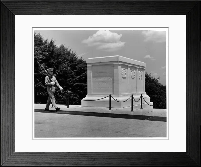 Framed Print : Tomb Of The Unknown Soldier In Washington, DC
