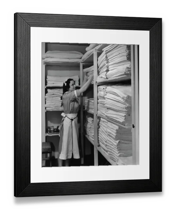 Framed Print : Linen Store Framed Print : Linen Store