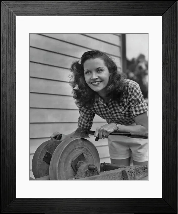 Framed Print : Axe To Grind