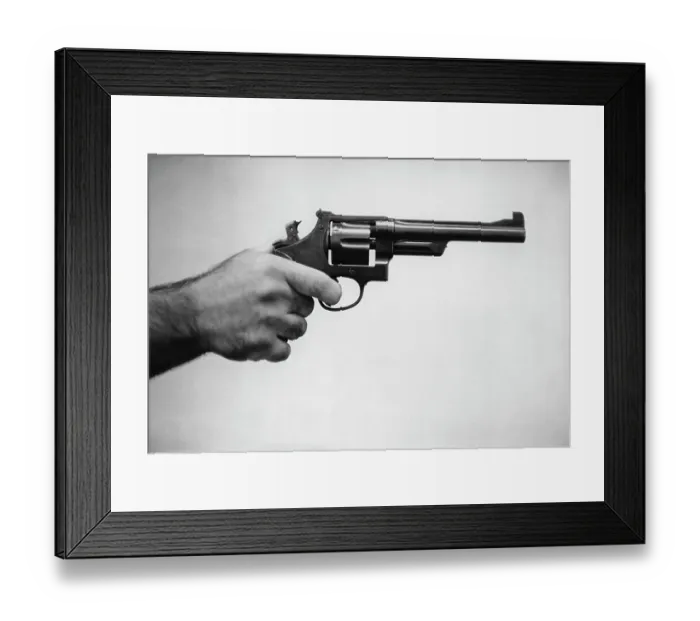 Framed Print : Finger On Trigger Framed Print : Finger On Trigger