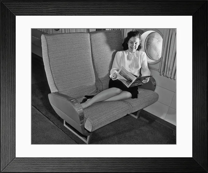 Framed Print : Relaxed Passenger Framed Print : Relaxed Passenger