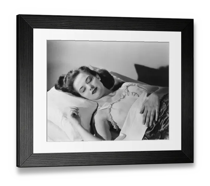 Framed Print : Sleeping Woman Framed Print : Sleeping Woman