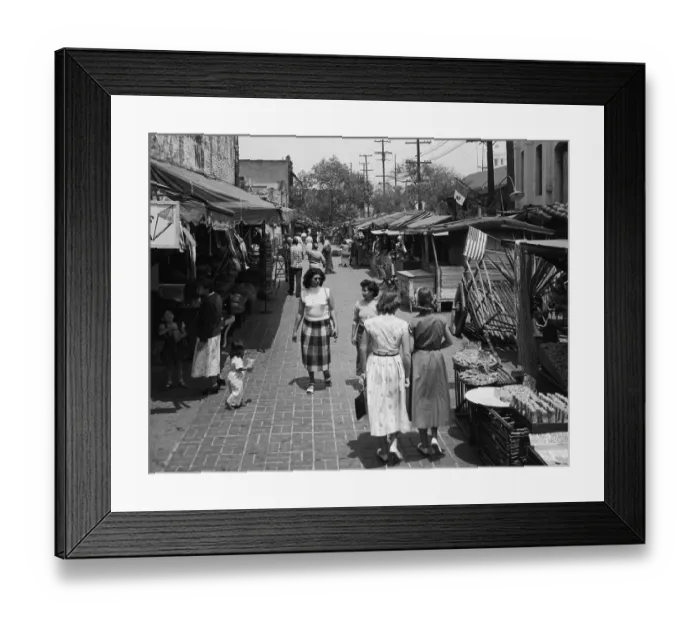 Framed Print : Olvera Street Market Framed Print : Olvera Street Market