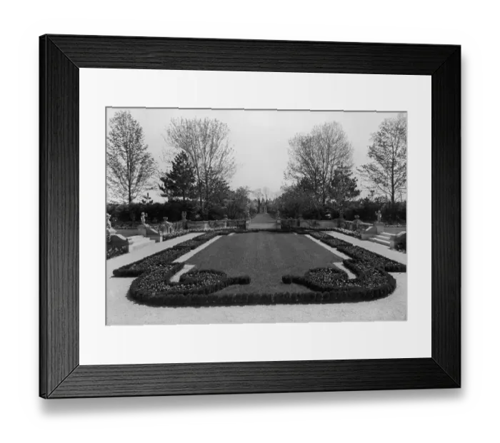 Framed Print : Formal Garden Framed Print : Formal Garden