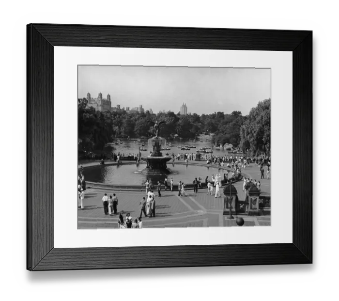 Framed Print : Bethesda Fountain Framed Print : Bethesda Fountain