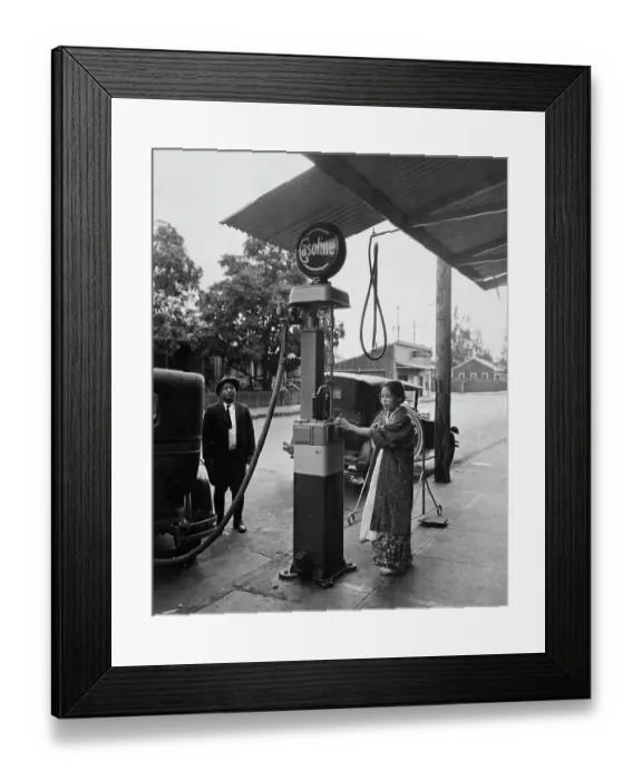 Framed Print : Gasoline Pump, Suriname Framed Print : Gasoline Pump, Suriname
