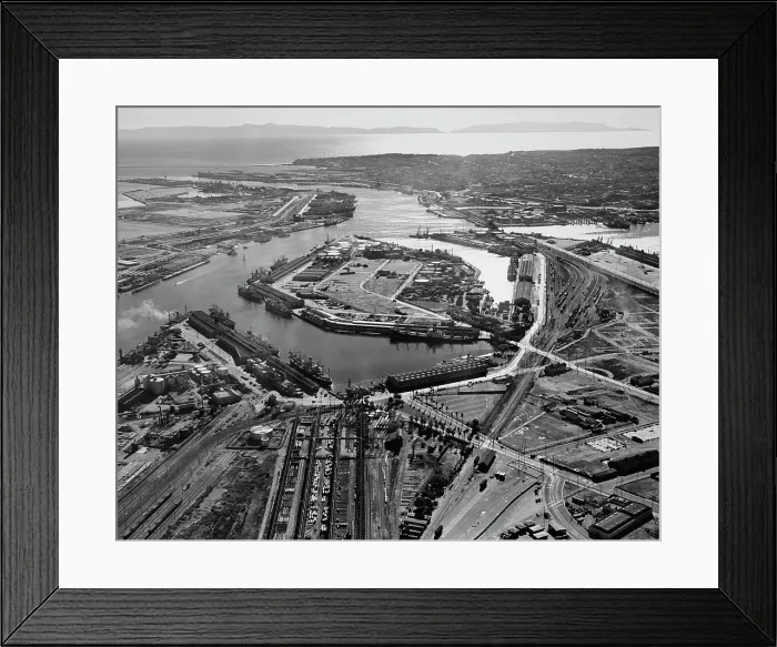 Framed Print : Port Of Los Angeles