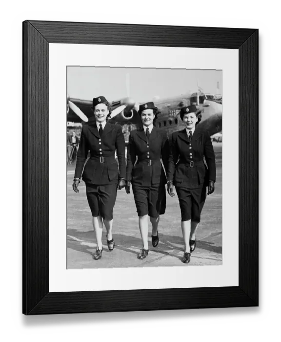 Framed Print : BOAC Flight Crew Framed Print : BOAC Flight Crew