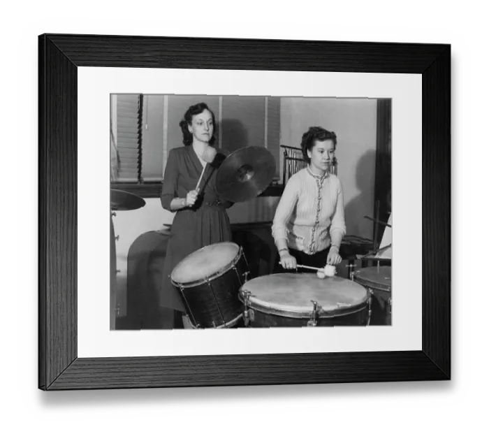 Framed Print : Two Drummers Drumming Framed Print : Two Drummers Drumming