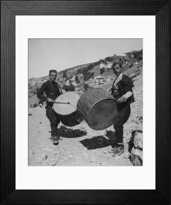 Framed Print : Big Bass Drummers Framed Print : Big Bass Drummers