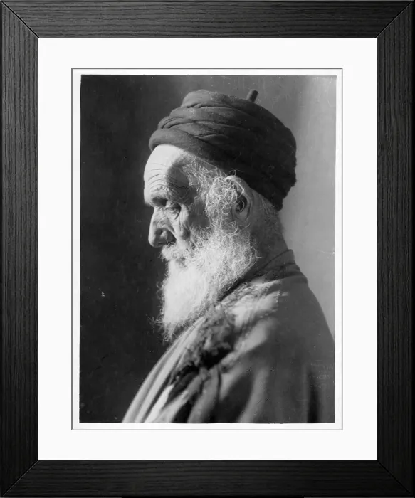 Framed Print : ELDERLY MAN OF TUNIS Framed Print : ELDERLY MAN OF TUNIS
