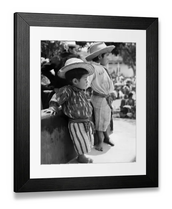 Framed Print : BOYS IN SANTIAGO ATITLAN GUATEMALA Framed Print : BOYS IN SANTIAGO ATITLAN GUATEMALA