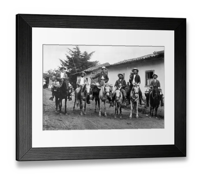 Framed Print : COSTA RICAN MILKMEN Framed Print : COSTA RICAN MILKMEN