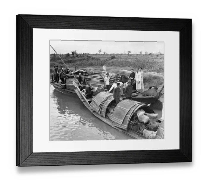 Framed Print : MORNING TRANSPORTATION IN CHINA Framed Print : MORNING TRANSPORTATION IN CHINA