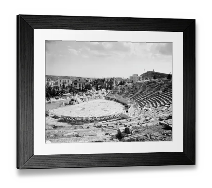 Framed Print : THEATRE OF BACCHUS IN ATHENS Framed Print : THEATRE OF BACCHUS IN ATHENS