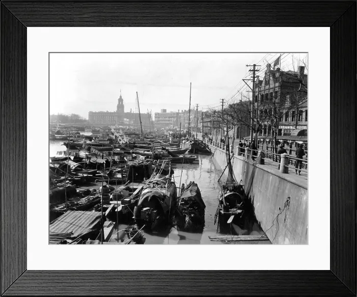 Framed Print : SANPANS IN SHANGHAI Framed Print : SANPANS IN SHANGHAI