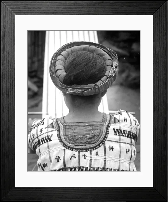 Framed Print : NATIVE GUATEMALA DRESS Framed Print : NATIVE GUATEMALA DRESS