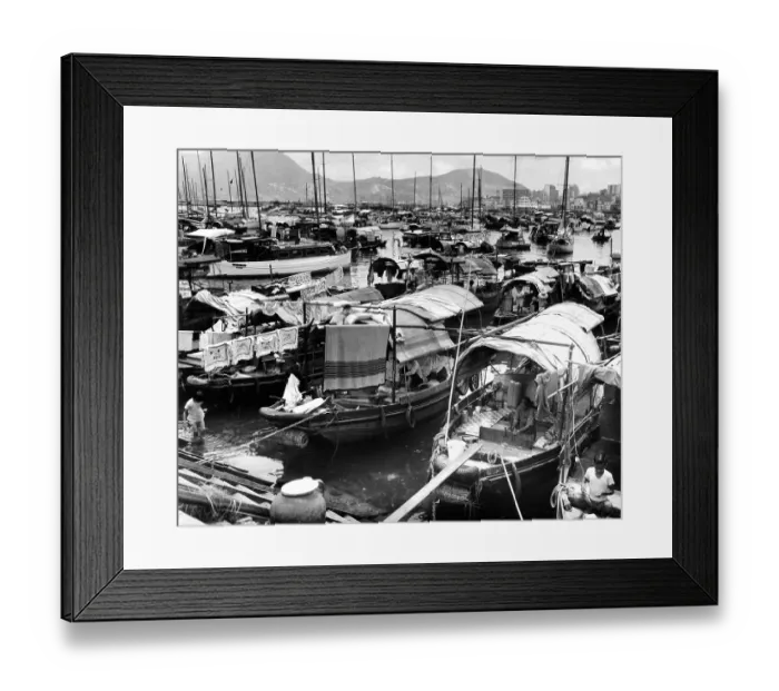 Framed Print : ABERDEEN HARBOR Framed Print : ABERDEEN HARBOR