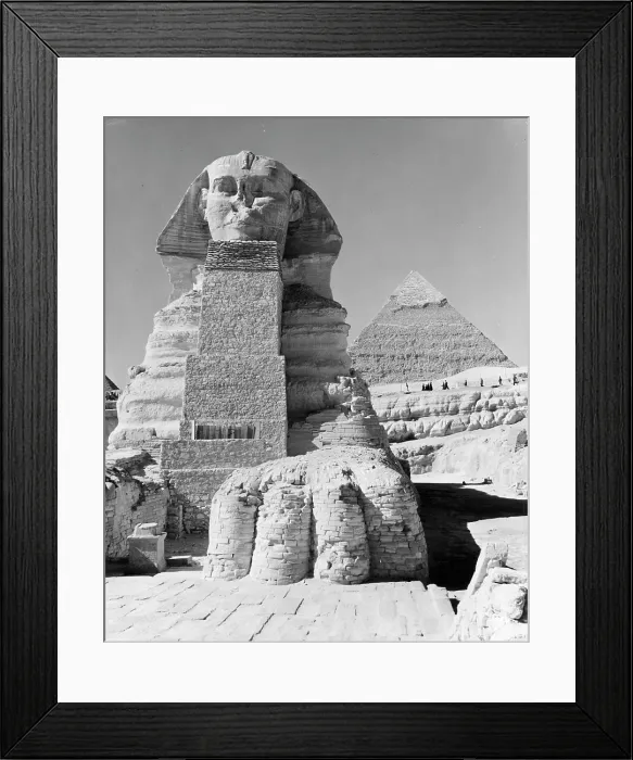 Framed Print : THE GREAT SPHINX OF GIZA Framed Print : THE GREAT SPHINX OF GIZA
