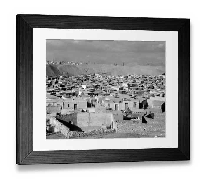 Framed Print : DEAD CITY. A birds eye view of Dead City near Cairo, Egypt Framed Print : DEAD CITY. A birds eye view of Dead City near Cairo, Egypt