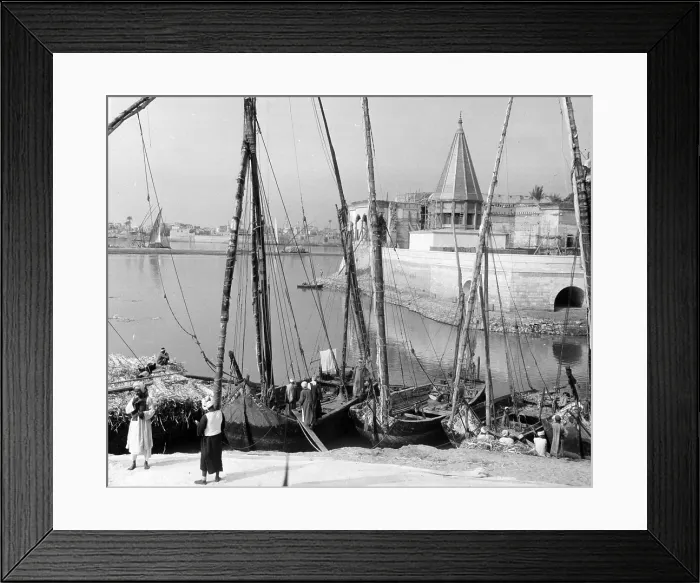 Framed Print : BOATS ON RIVER NILE Framed Print : BOATS ON RIVER NILE