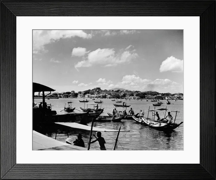 Framed Print : BOATS OFF AMOY CHINA Framed Print : BOATS OFF AMOY CHINA