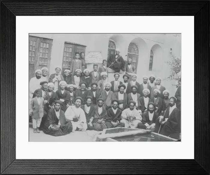 Framed Print : Persian Islamic Priests Framed Print : Persian Islamic Priests
