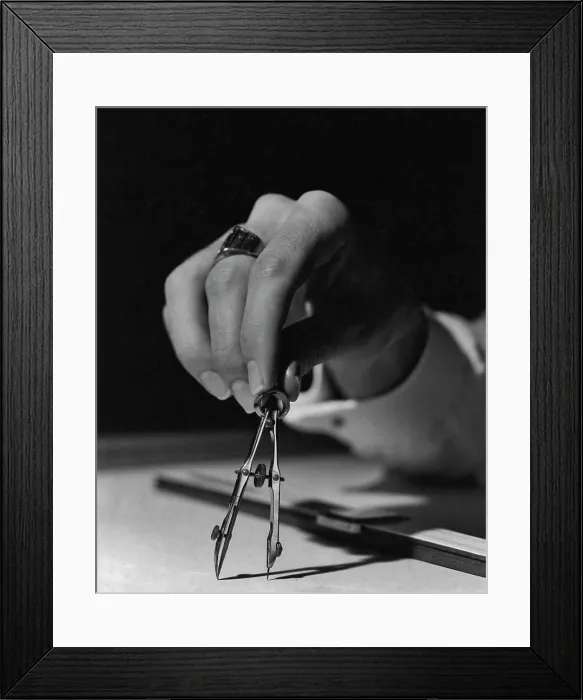 Framed Print : Drawing Compass Framed Print : Drawing Compass