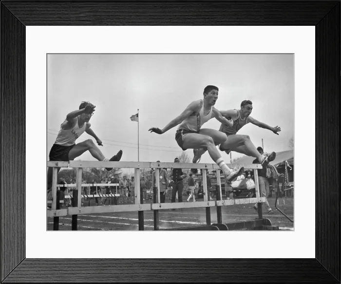 Framed Print : The Sprint Hurdles Framed Print : The Sprint Hurdles