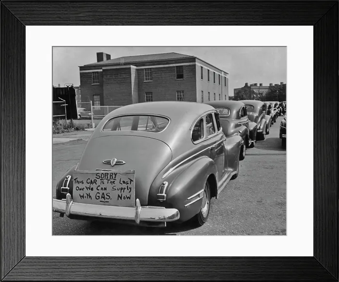 Framed Print : Fuel Shortage Framed Print : Fuel Shortage