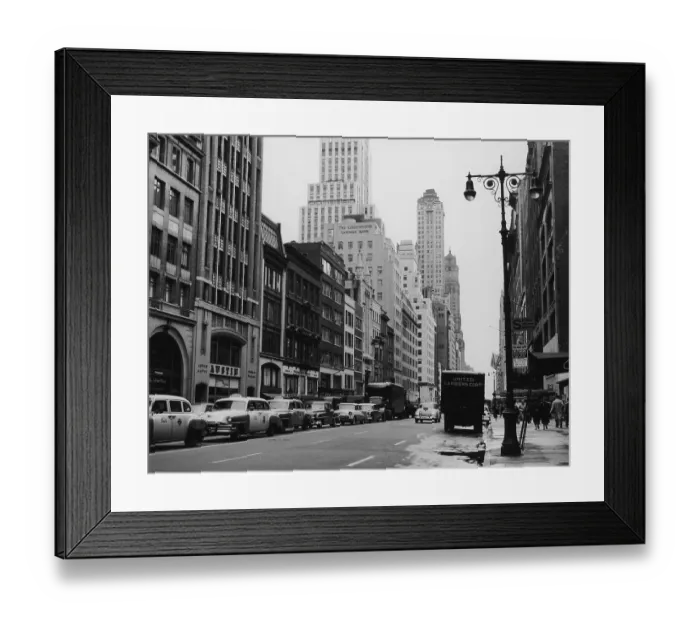 Framed Print : 5th & West 57th Framed Print : 5th & West 57th