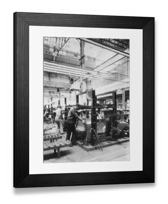 Framed Print : Automobile Assembling Framed Print : Automobile Assembling