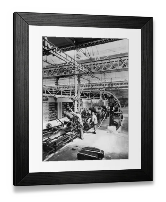 Framed Print : Automobile Assembling Framed Print : Automobile Assembling