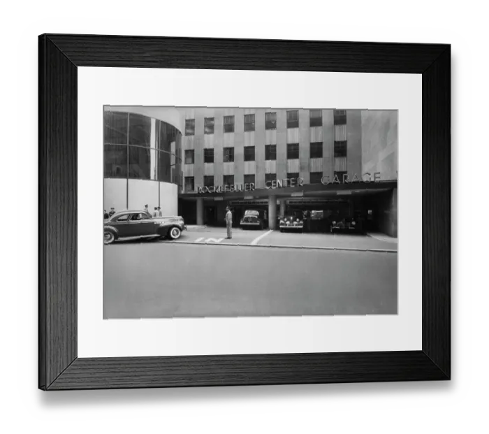 Framed Print : Rockefeller Center Garage Framed Print : Rockefeller Center Garage